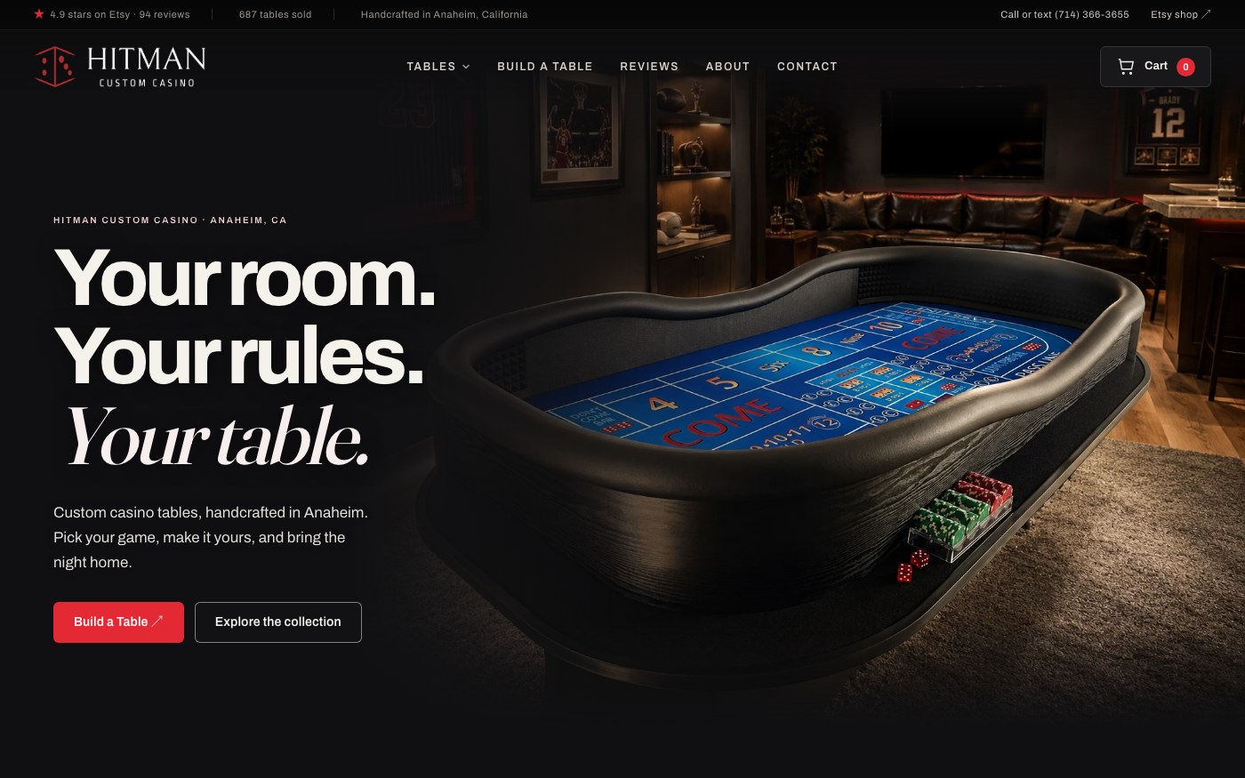Hitman Custom Casino website